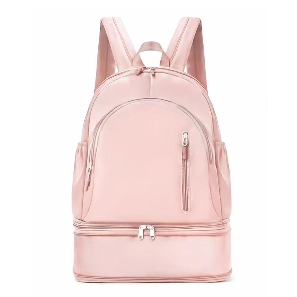 Travel Backpack Shoe Compartment Durable Backpack Travel Accessories Carry-On - Pink - Size Regular - Image 1