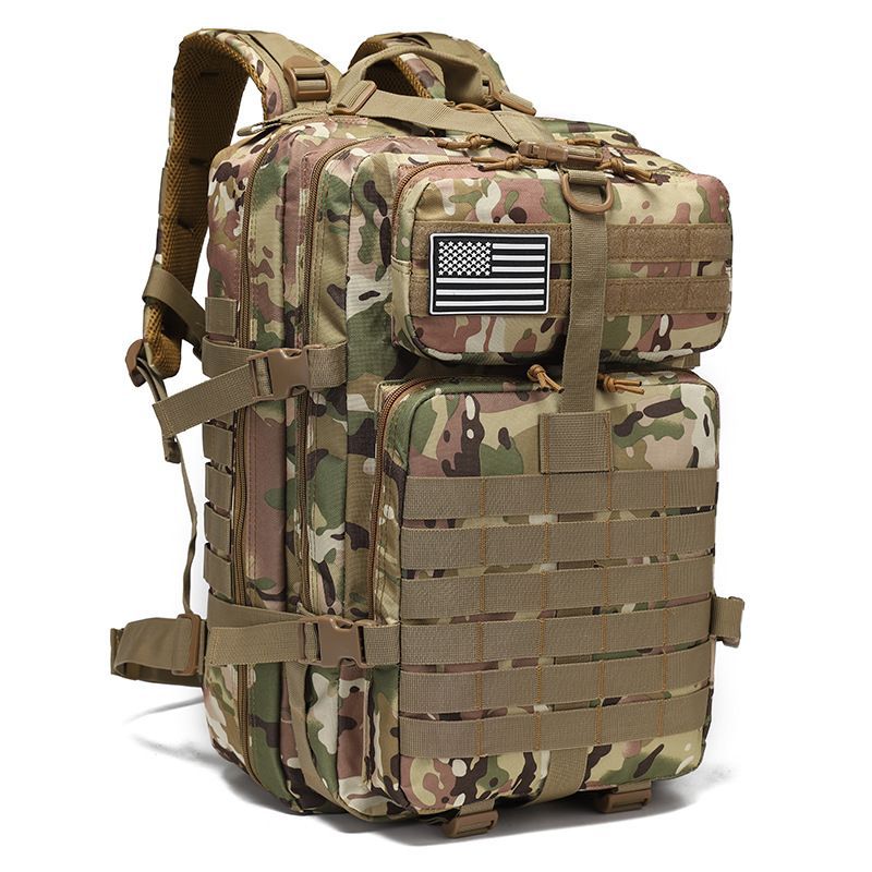 Tactical Backpack Travel Backpack Outdoor Backpack Durable Backpack Organized - CP camouflage - Size Routine 45L - Image 1