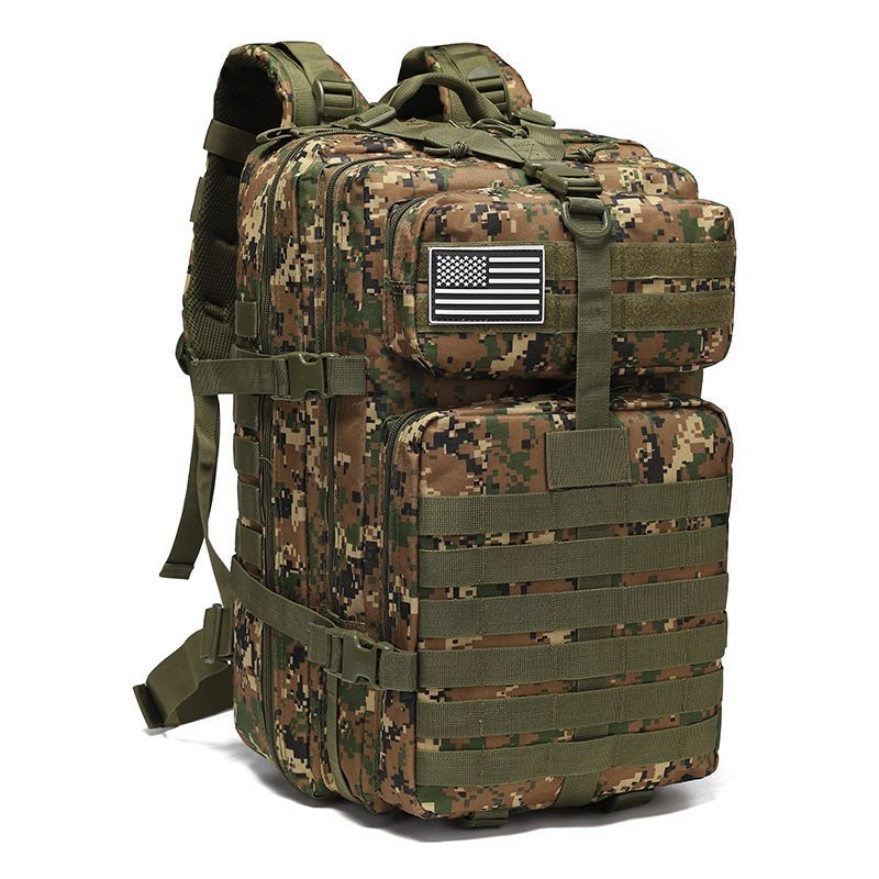 Tactical Backpack Travel Backpack Outdoor Backpack Durable Backpack Organized - Jungle Digital - Size Routine 45L - Image 1