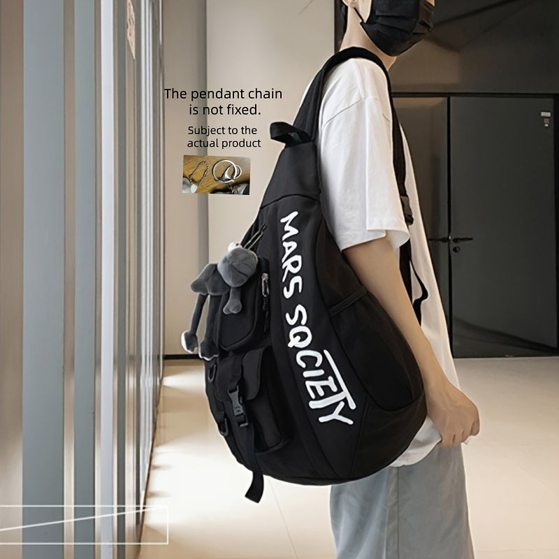 Mars Society Backpack Travel Backpack Stylish Backpack Durable Backpack Roomy - Black - Size Hanging - piece - Image 1
