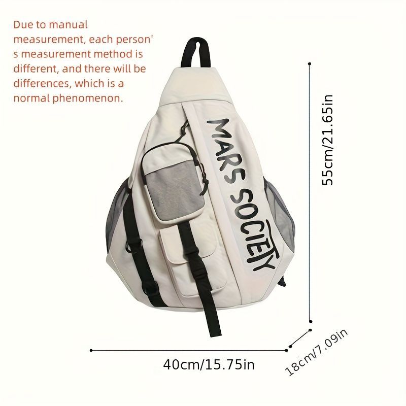 Mars Society Backpack Travel Backpack Stylish Backpack Durable Backpack Roomy - Black - Size Hanging - piece - Image 4