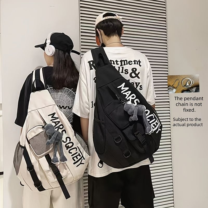 Mars Society Backpack Travel Backpack Stylish Backpack Durable Backpack Roomy - Gray - Size Hanging - piece - Image 2