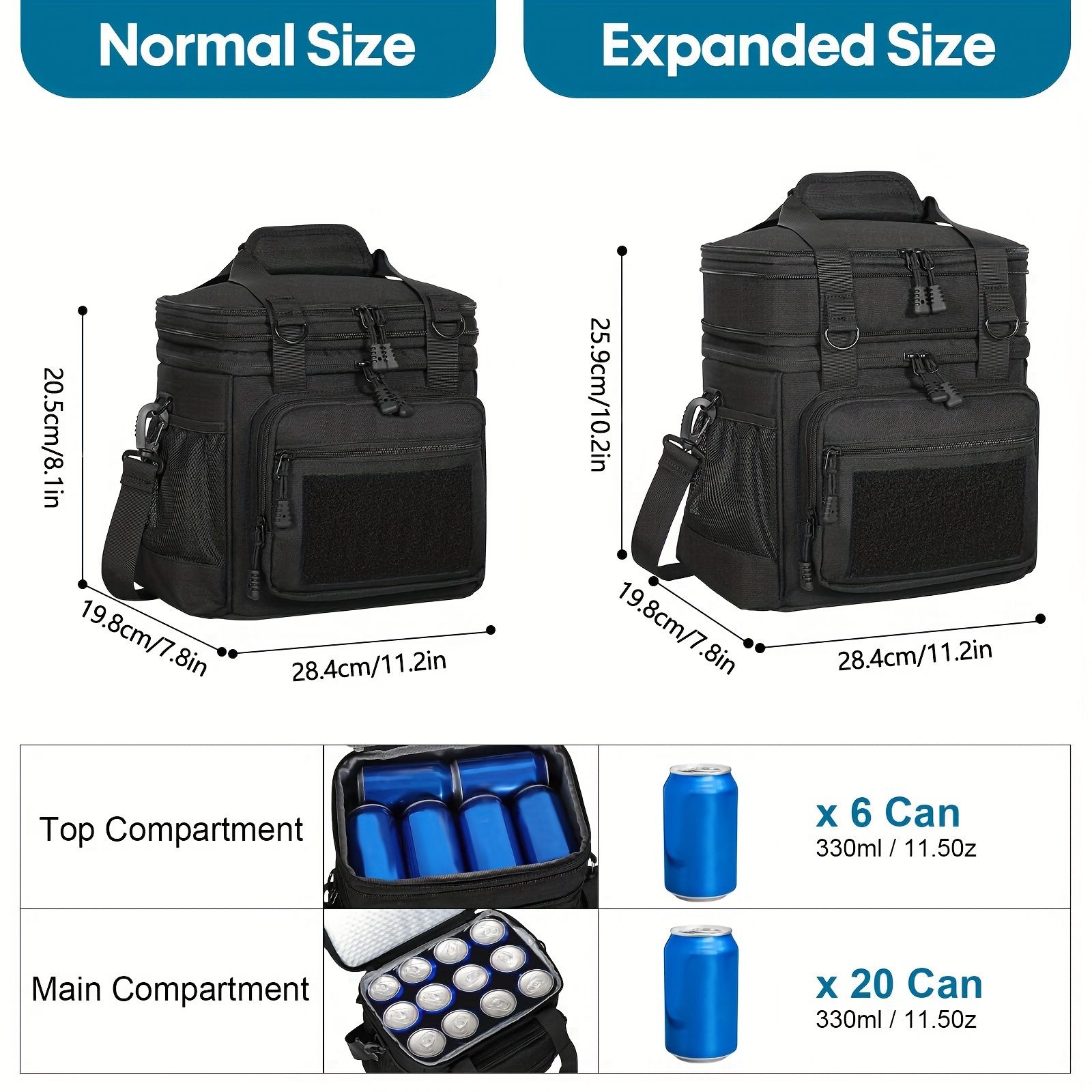 Black Blue travel backpack, utility backpack, durable backpack, organized storage, Australian travel gear, weekend getaway, outdoor backpack, carry-on backpack - Image 5