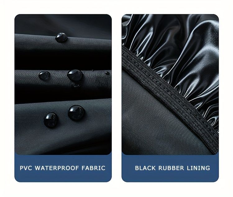 waterproof rain boot covers, non-slip boot covers, thickened boot covers, high-tube rain boot covers, camping rain gear, rainy day footwear, outdoor rain protection - Black - Size XL - Image 4