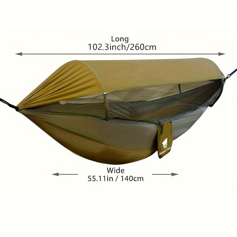 Double Person Camping Hammock with Mosquito Net - Image 2