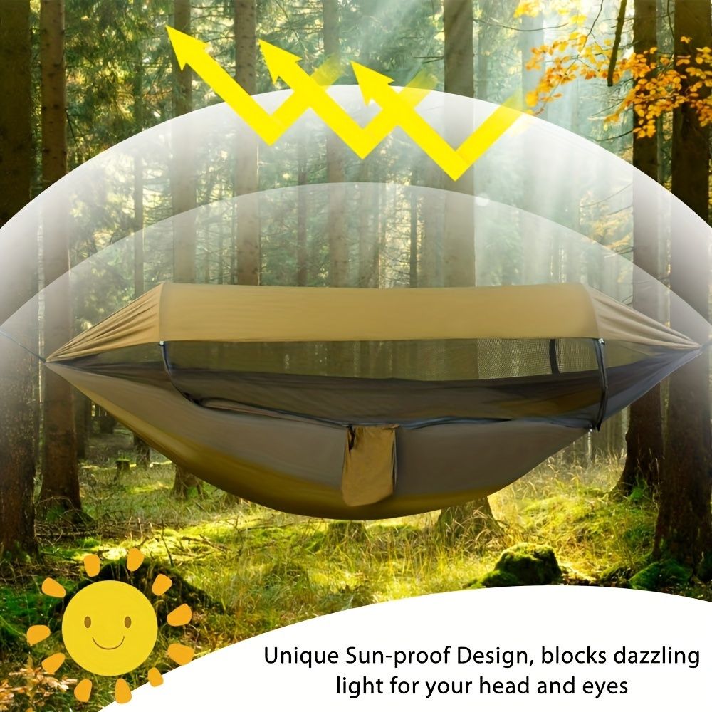 Double Person Camping Hammock with Mosquito Net - Image 8