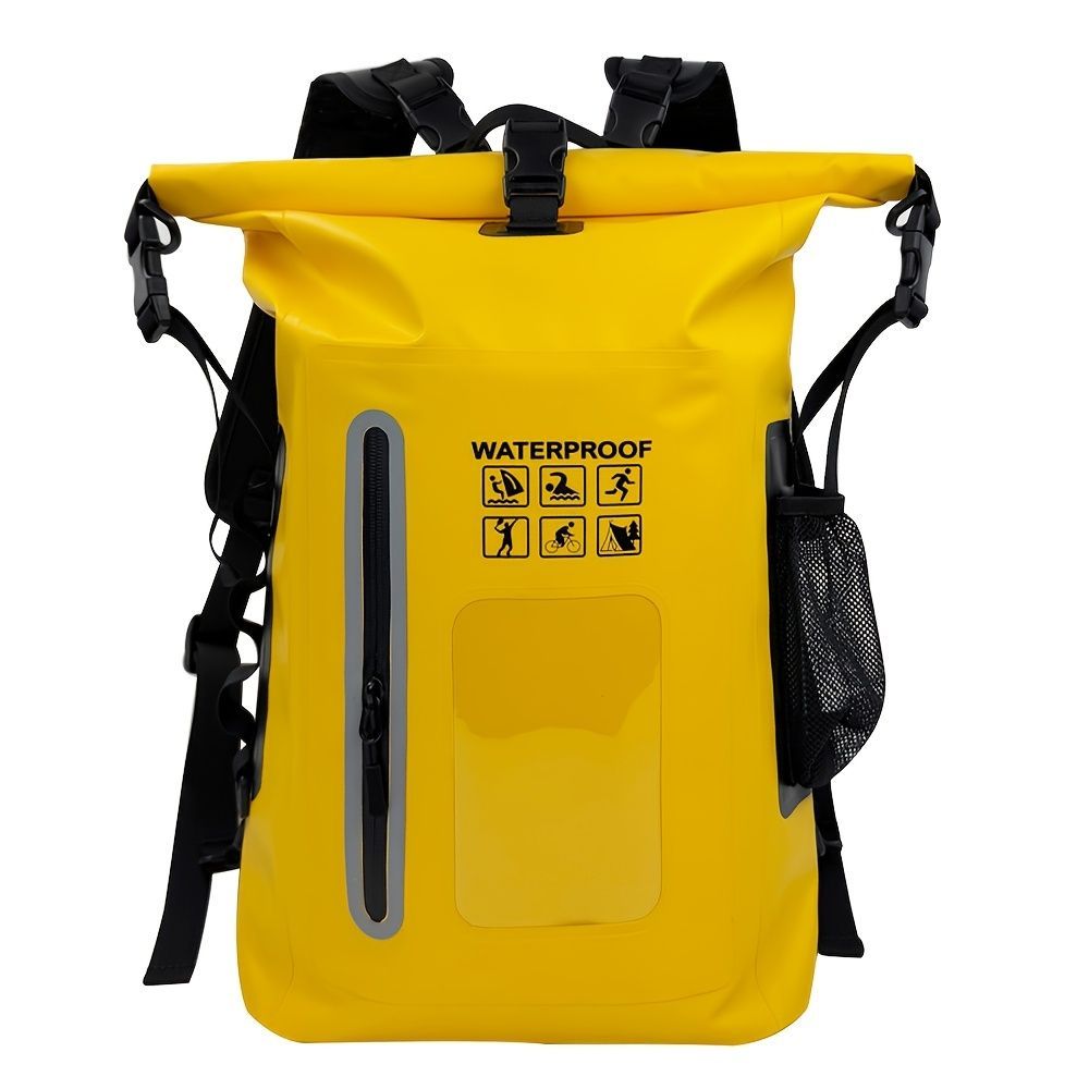 waterproof backpack, dry-wet separation, outdoor sports backpack, fishing backpack, camping backpack, canyoning backpack, swimming backpack, rafting backpack, waterproof gear, Australia outdoor backpack, hiking backpack water resistant - Cyan - Size 25L - Image 7