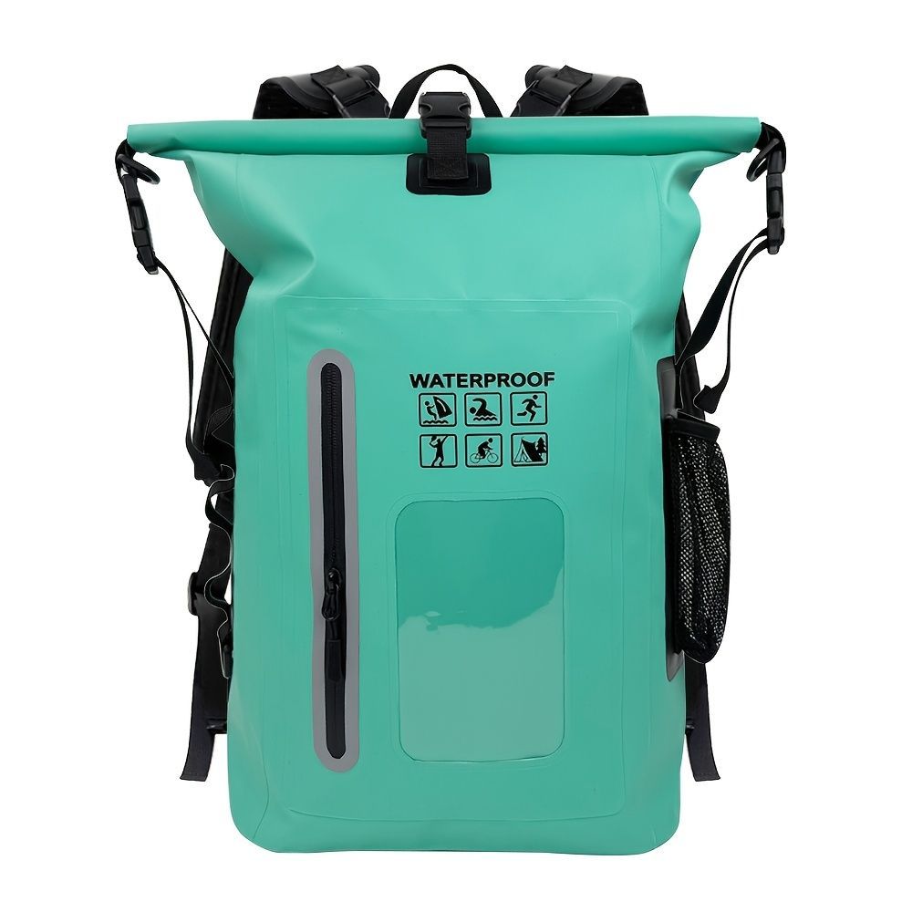 waterproof backpack, dry-wet separation, outdoor sports backpack, fishing backpack, camping backpack, canyoning backpack, swimming backpack, rafting backpack, waterproof gear, Australia outdoor backpack, hiking backpack water resistant - Navy - Size 25L - Image 8
