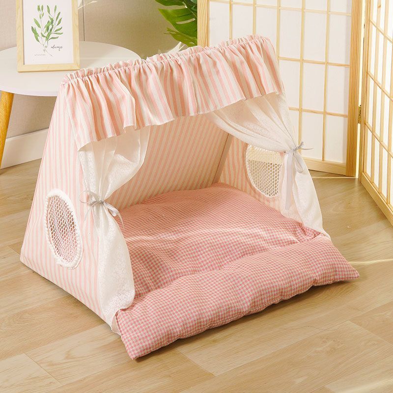 cat bed, dog bed, all-season pet bed, semi-enclosed pet tent, detachable pet bed, washable pet bed, small pet bed, medium pet bed, cute pet bed, trendy pet bed, Australian pet bed, indoor pet tent, breathable pet shelter, cozy pet hideaway, machine washab - Image 3