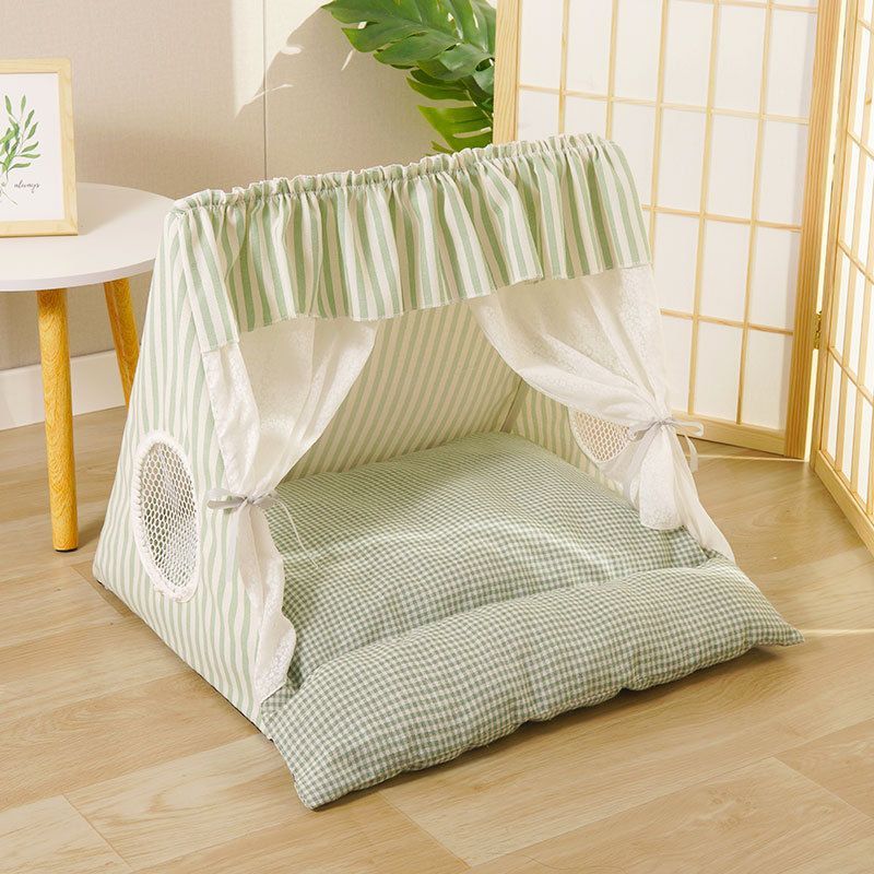 cat bed, dog bed, all-season pet bed, semi-enclosed pet tent, detachable pet bed, washable pet bed, small pet bed, medium pet bed, cute pet bed, trendy pet bed, Australian pet bed, indoor pet tent, breathable pet shelter, cozy pet hideaway, machine washab - Image 4