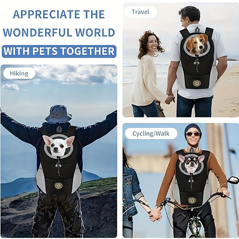 dog carrier backpack, small dog carrier, pet travel backpack, outdoor pet carrier, Australian pet gear, hands-free dog pack, portable pet carrier - Image 6