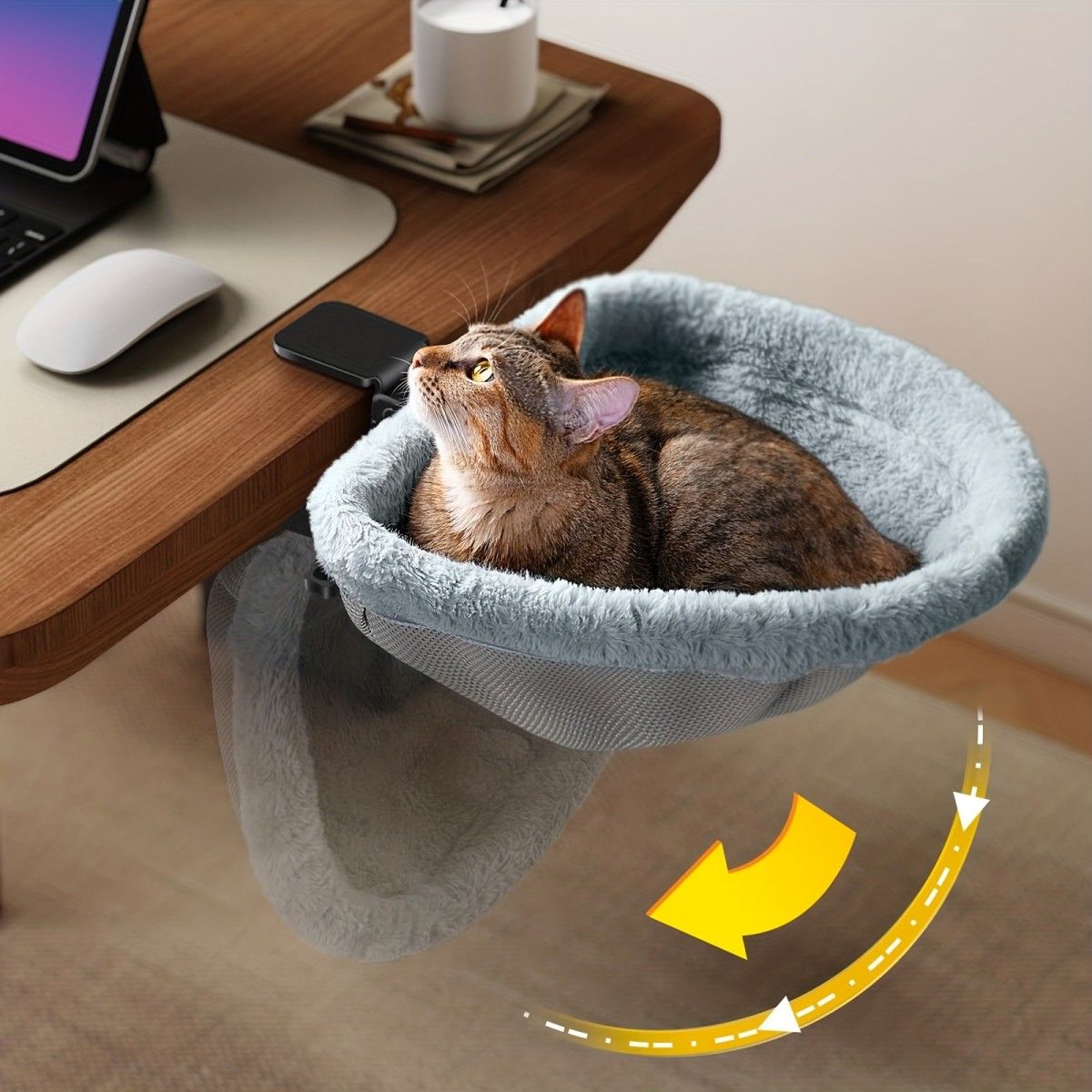 hanging cat bed, cat resting place, space - saving cat bed, cat furniture, high - quality cat bed - Image 4