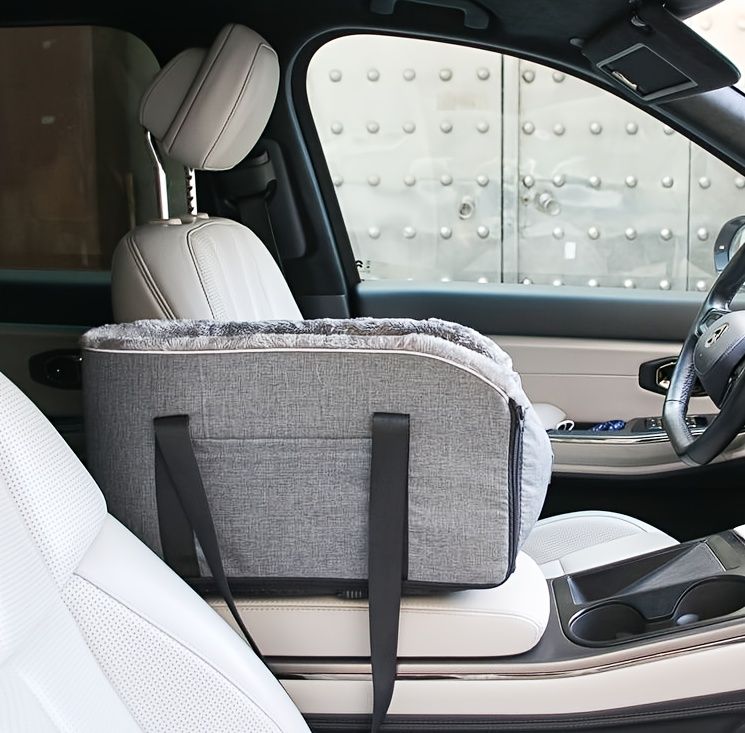 dog car seat, pet travel safety, dog comfort car seat, secure dog seat, Australian pet travel, durable dog car seat, plush dog car seat, easy clean dog seat - Image 2