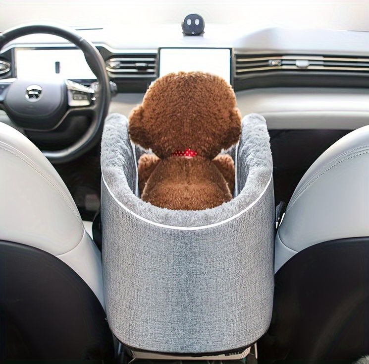 dog car seat, pet travel safety, dog comfort car seat, secure dog seat, Australian pet travel, durable dog car seat, plush dog car seat, easy clean dog seat - Image 3