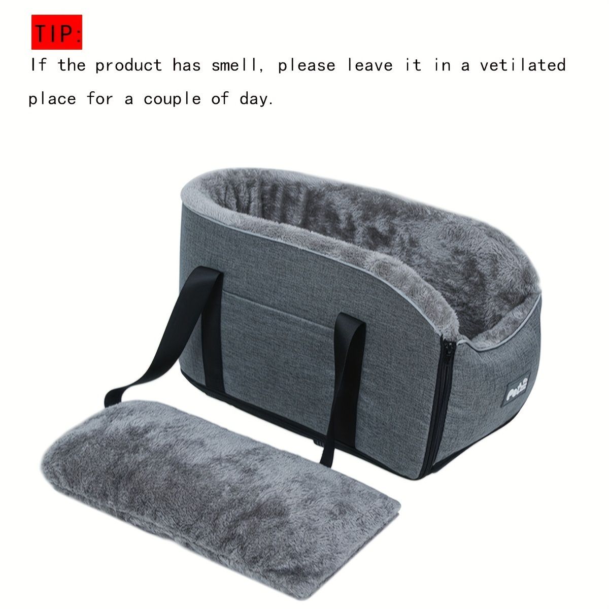 dog car seat, pet travel safety, dog comfort car seat, secure dog seat, Australian pet travel, durable dog car seat, plush dog car seat, easy clean dog seat - Image 5