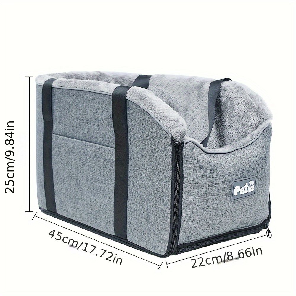 dog car seat, pet travel safety, dog comfort car seat, secure dog seat, Australian pet travel, durable dog car seat, plush dog car seat, easy clean dog seat - Image 8