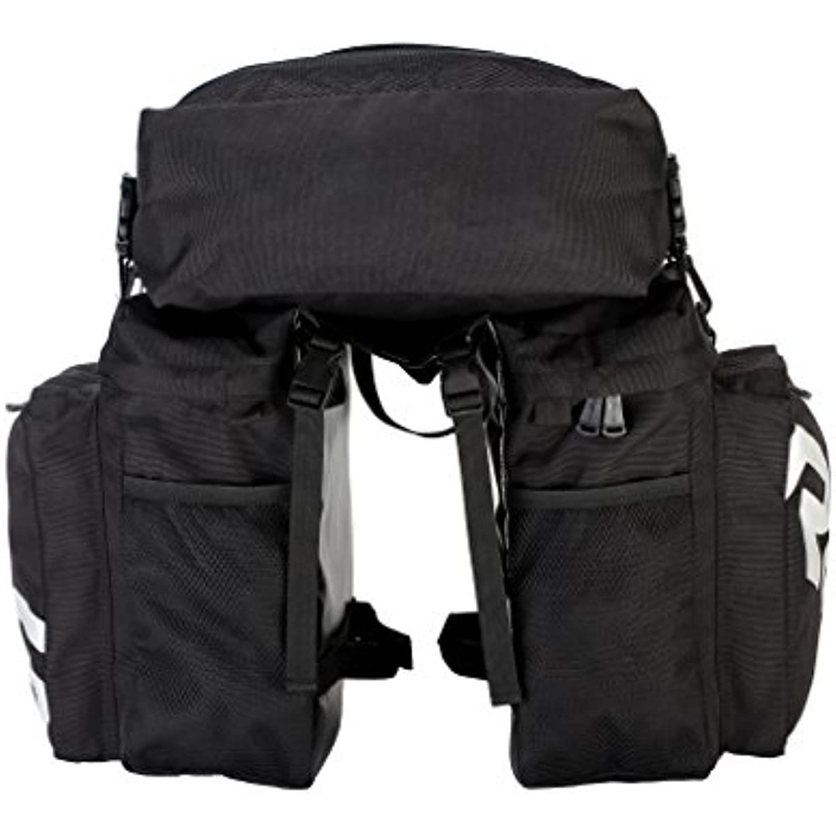 Bicycle Rear Rack Bag Set - Durable & Spacious Cycling Storage-black - Image 2