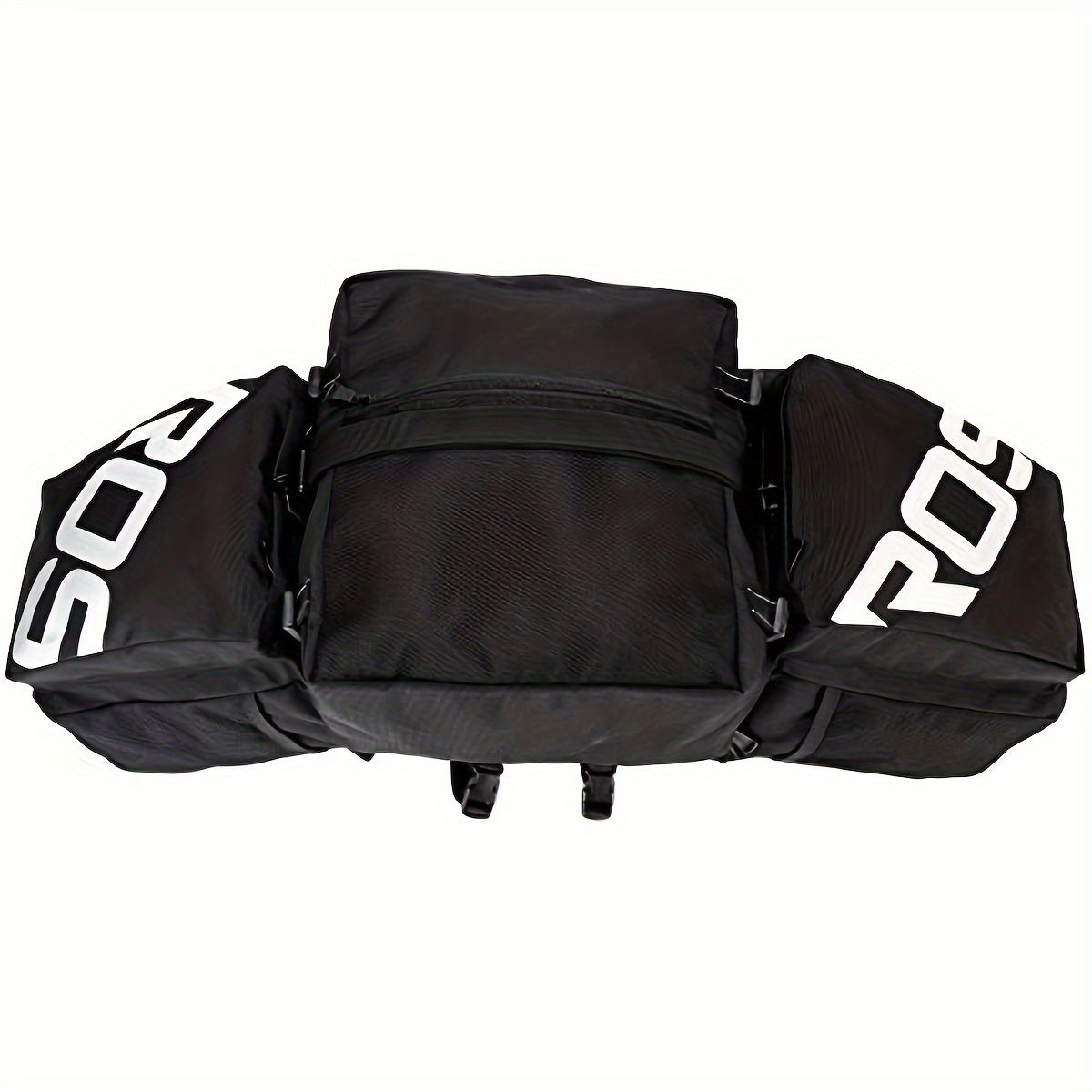 Bicycle Rear Rack Bag Set - Durable & Spacious Cycling Storage-black - Image 5