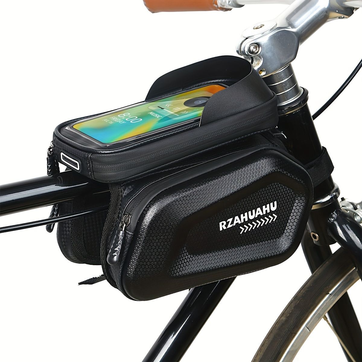 Bicycle Phone Bag for 7-Inch Devices, Durable Bike Accessory - Image 1