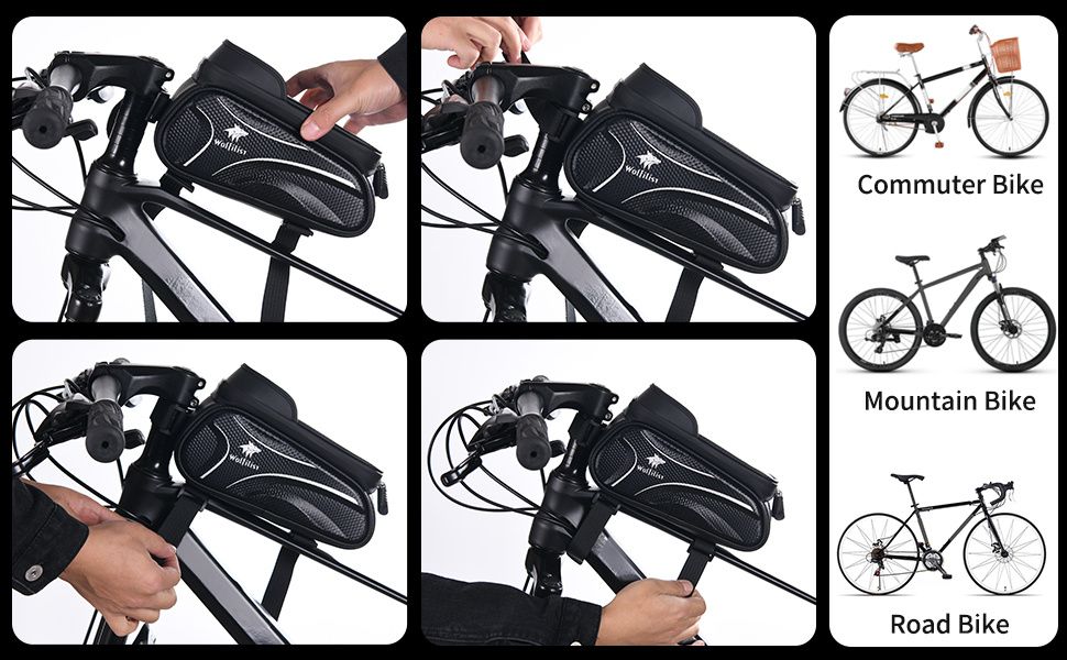 Bicycle Phone Bag for 7-Inch Devices, Durable Bike Accessory - Image 6