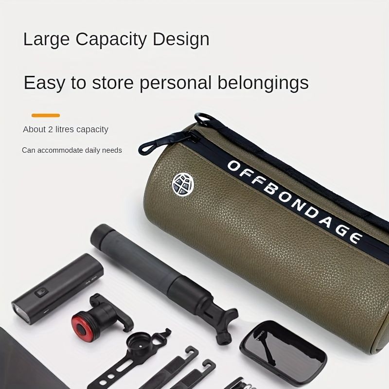 OFFBONDAGE Bicycle Handlebar Bag – Durable Cycling Storage for Australian Riders - Image 5