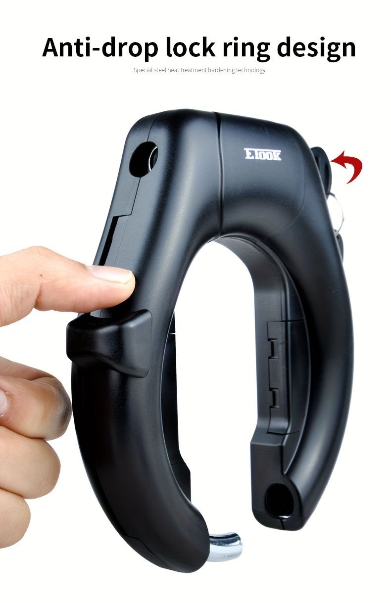 bicycle lock, two-way installation, bike security, high-quality bike lock, anti-theft lock, Australia, durable lock, bike protection - Image 4