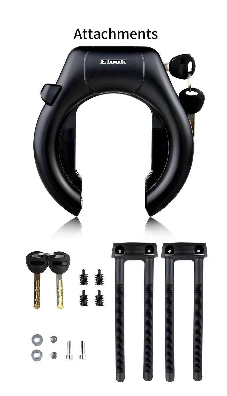 bicycle lock, two-way installation, bike security, high-quality bike lock, anti-theft lock, Australia, durable lock, bike protection - Image 5