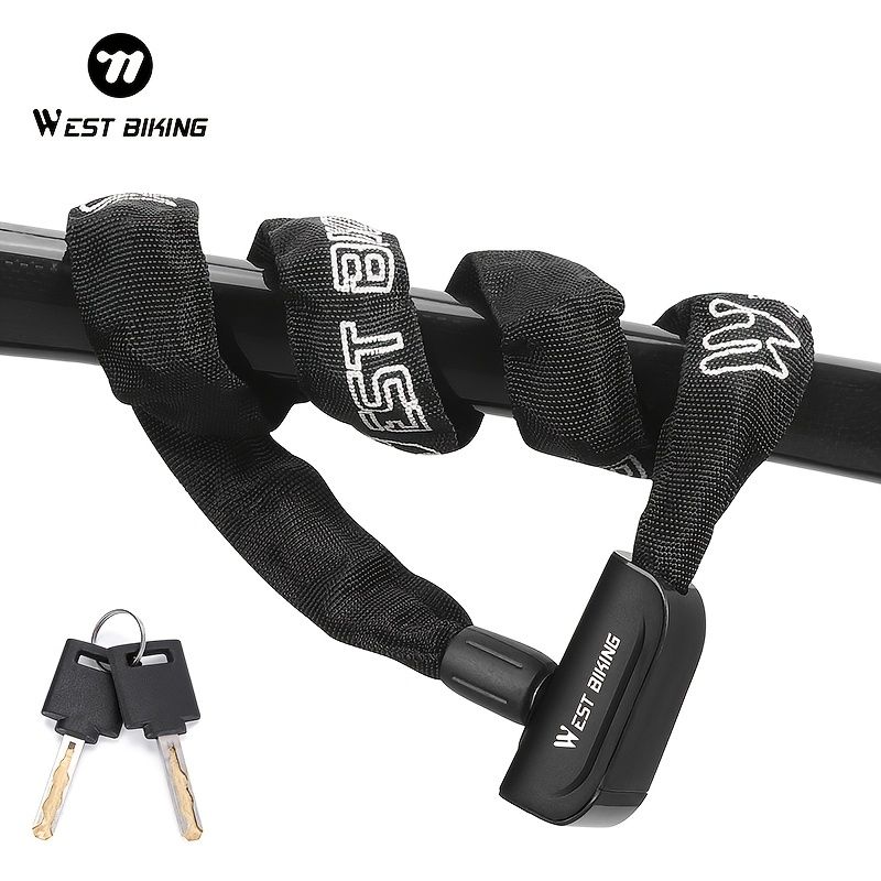 bike chain lock, bicycle security, high-quality bike lock, durable bike chain, stylish bike lock, hardened steel lock, bike protection, Australia bike lock, cycling accessories - Image 5