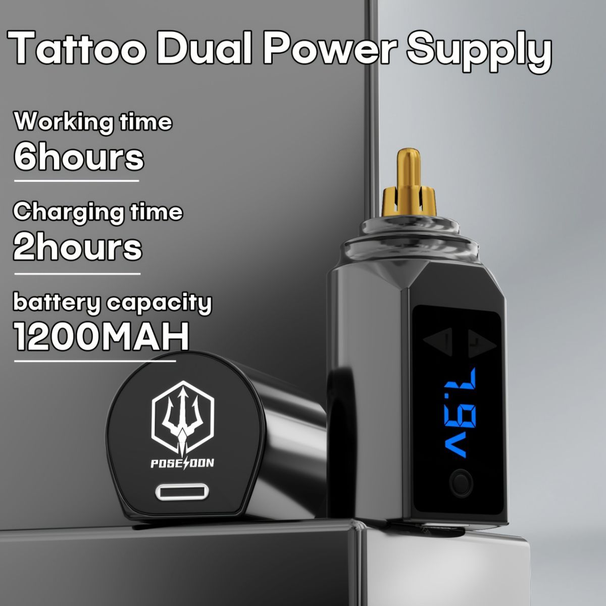 wireless tattoo machine, tattoo gun set, tattoo power supply, tattoo needles, tattoo ink, tattoo kit, beginner tattoo supplies, Australian tattoo equipment, tattoo needle kit, professional tattoo machine - Black - Size set - Image 3
