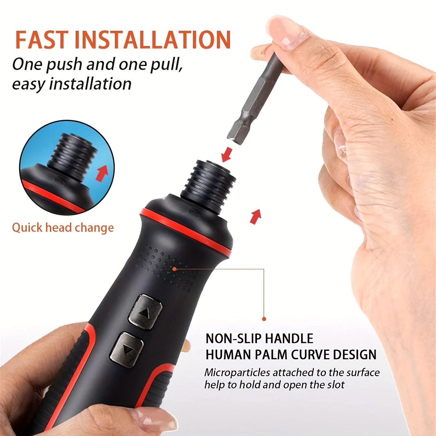 41-in-1 electric screwdriver, rechargeable screwdriver, multi-functional tool set, DIY tools, professional tools, screwdriver bits, drill bits, cordless screwdriver, home repair kit, Australian e-commerce - Image 5