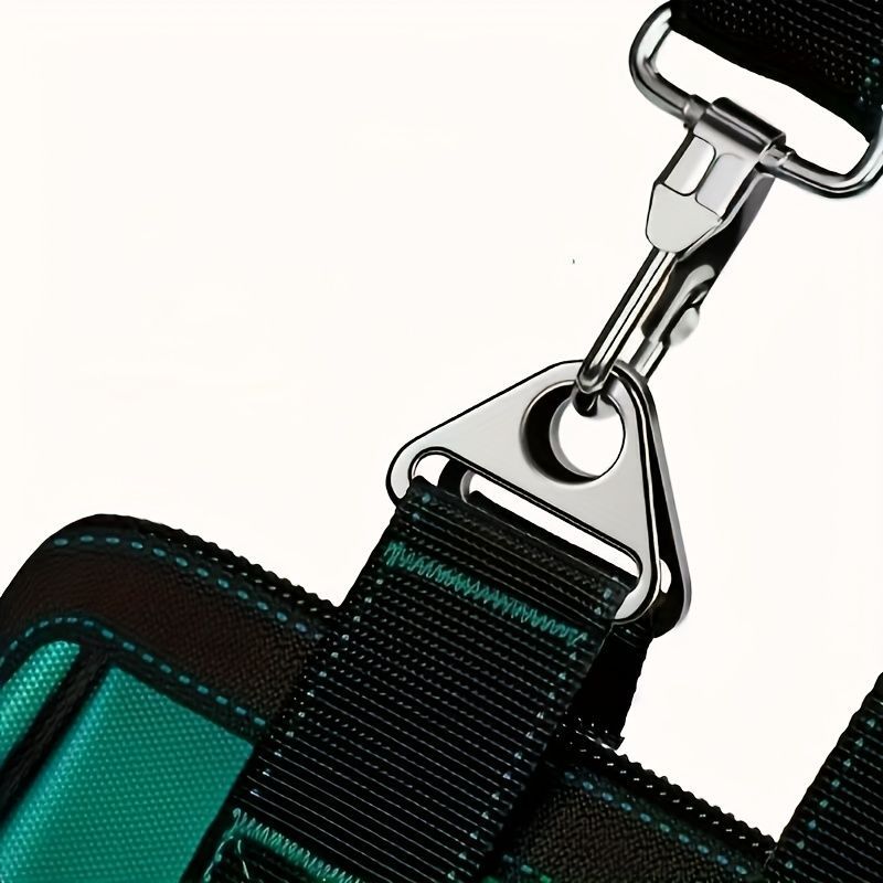 Tool Storage Bag Oxford Cloth Tool Bag Multifunctional Tool Organizer Durable - black - green - Size regular - Image 4