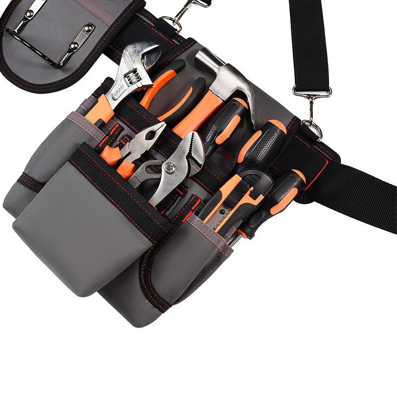 Tool Chest Suspenders Tool Storage Tool Organization Heavy Duty Suspenders - Gray - Size regular - Image 7