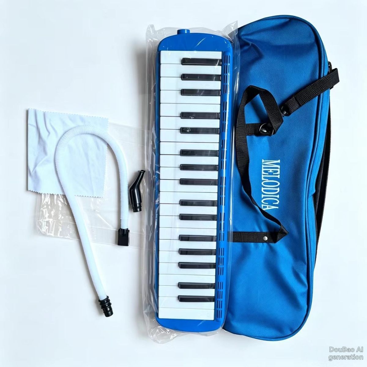 32-key melodica, 37-key melodica, student melodica, beginner melodica, musical instrument, music education, portable instrument, Australian students, classroom music - Blue - Size 37 - Image 1