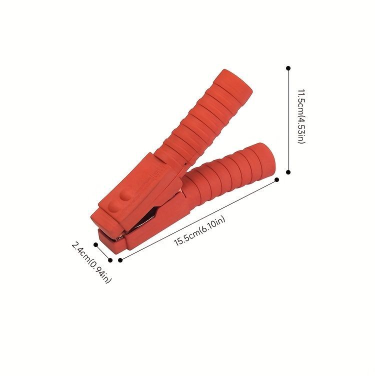 battery jumper cables, 3000A jumper cables, heavy duty jumper cables, car battery starter cables, vehicle jump start kit, surge protected jumper cables, digital voltage display cables, 4WD recovery tools, emergency road kit Australia - Red - Size 5m - Image 2