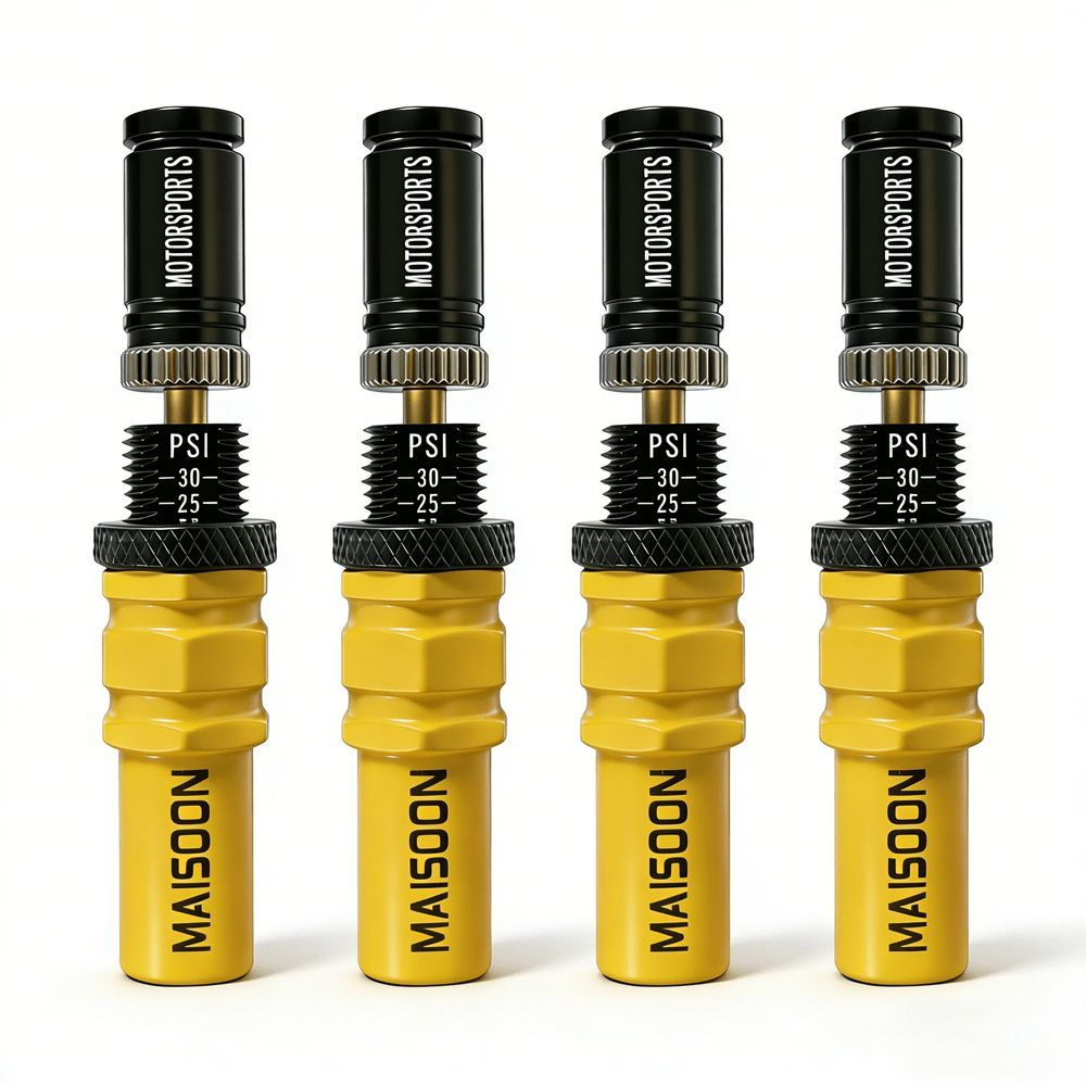 4X4 Tyre Deflator Automatic Valve Stems Adjustable Tyre Pressure Off-Road Tyre - Yellow - Size 2 sets-8pcs - Image 6