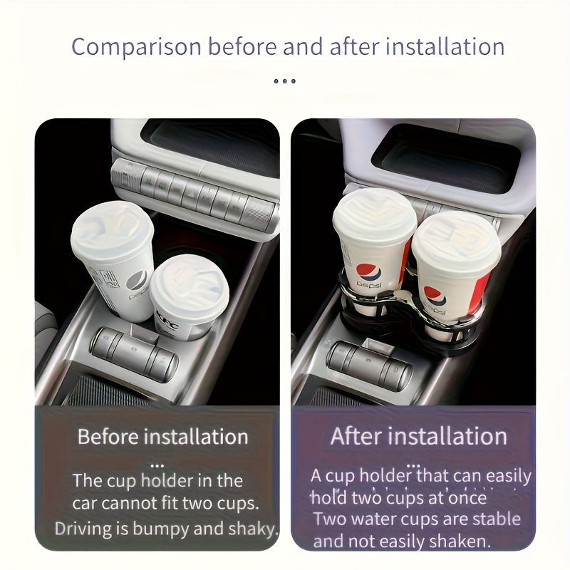 car cup holder expander, car cup holder extender, universal cup holder, car accessory, Australian car accessory, drink holder upgrade, car interior organizer, vehicle cup holder - Image 2