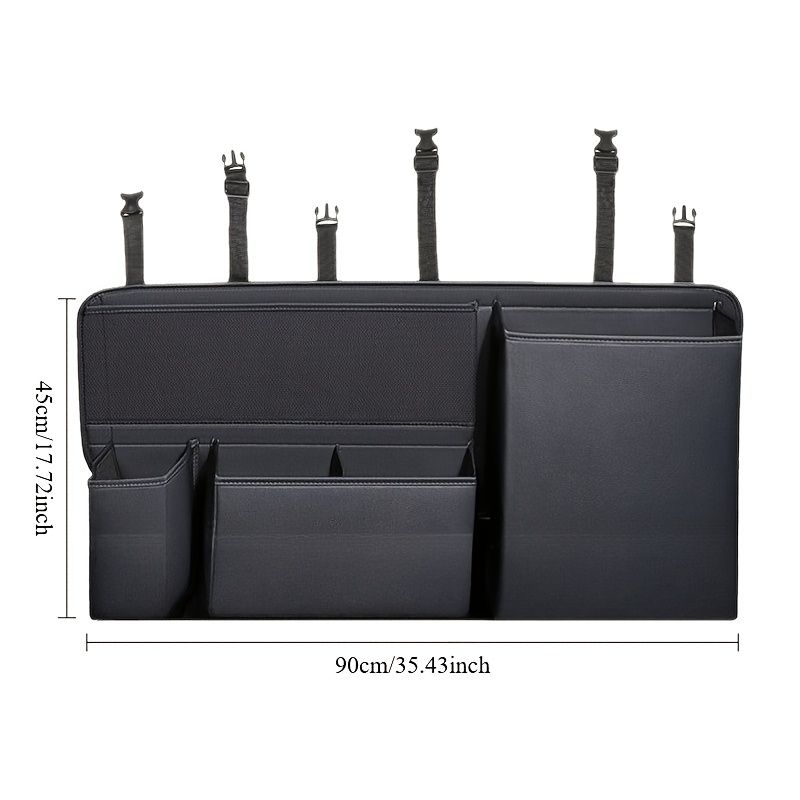 car trunk organizer, car storage, car accessories, high quality organizer, multiple compartments, trunk storage solution, Australia car organizer - Image 3