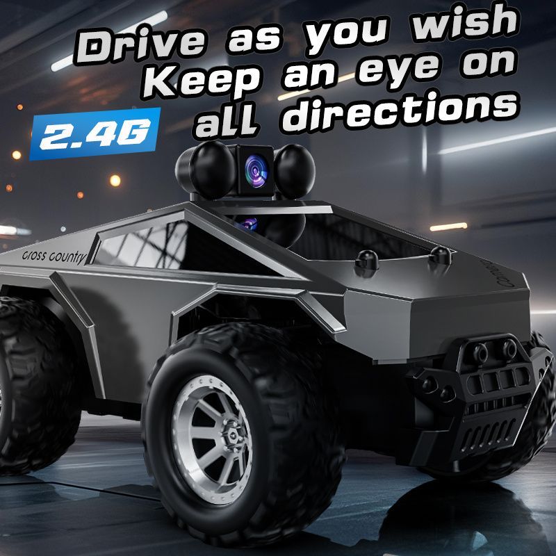 KF29 FPV remote control truck, camera remote control car, 1:28 scale RC truck, app controlled RC car, 2.4GHz dual-speed RC vehicle, alloy body remote control truck, adjustable lights RC toy, anti-interference remote control truck, gift for boys, gift for - Image 4