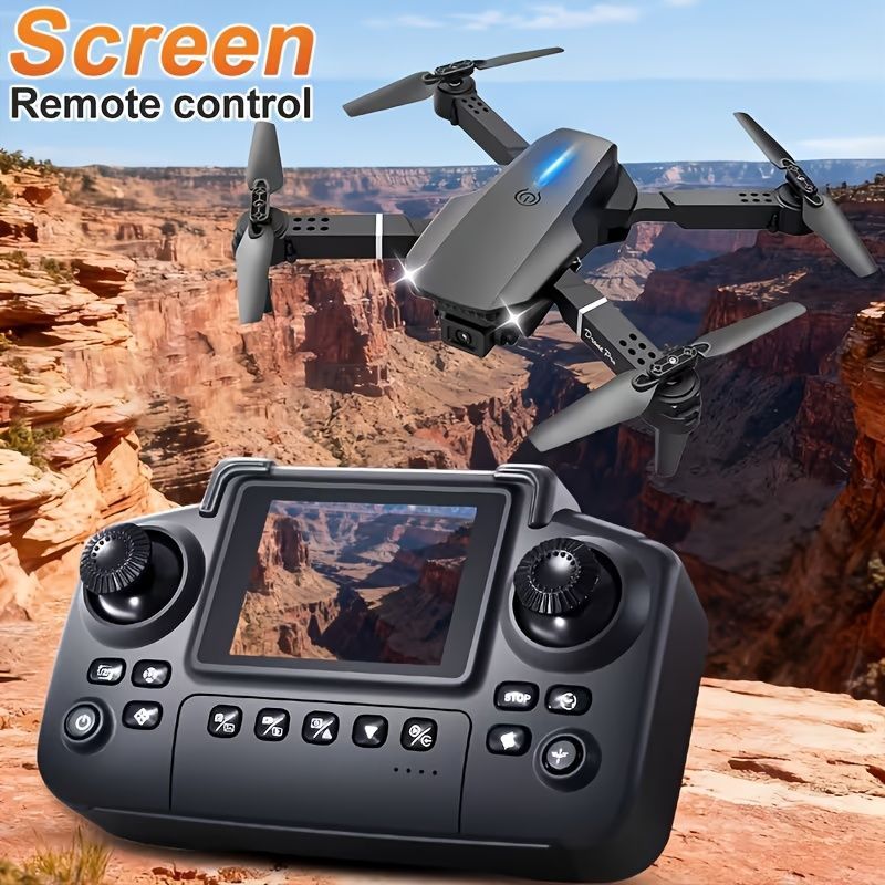 S2 MAX drone, dual-camera drone, upgraded remote control, ESC camera, long-lasting battery, 360° intelligent infrared flight, flying toy, drone gift, beginner drone, FPV drone - Black - Size Two batteries - Image 4