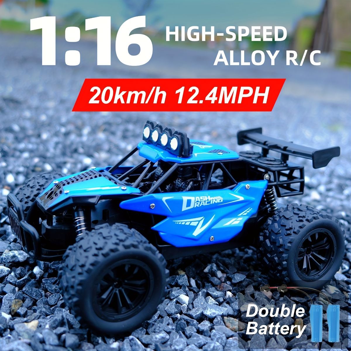 1:16 metal RC car, high-speed drifting, off-road racing car, boys toy car, 2.4GHz remote control, outdoor play toy, drift car, remote control car for kids, Australian toy - Orange - Size variable speed - Image 5