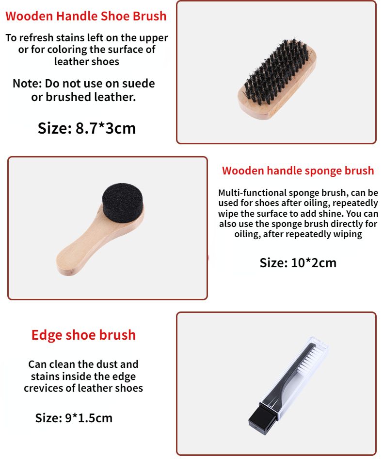 Gold Men's shoe care kit, leather shoe care, men's accessories, shoe care tools, leather case, Australian shoe care, leather polish kit - Image 6