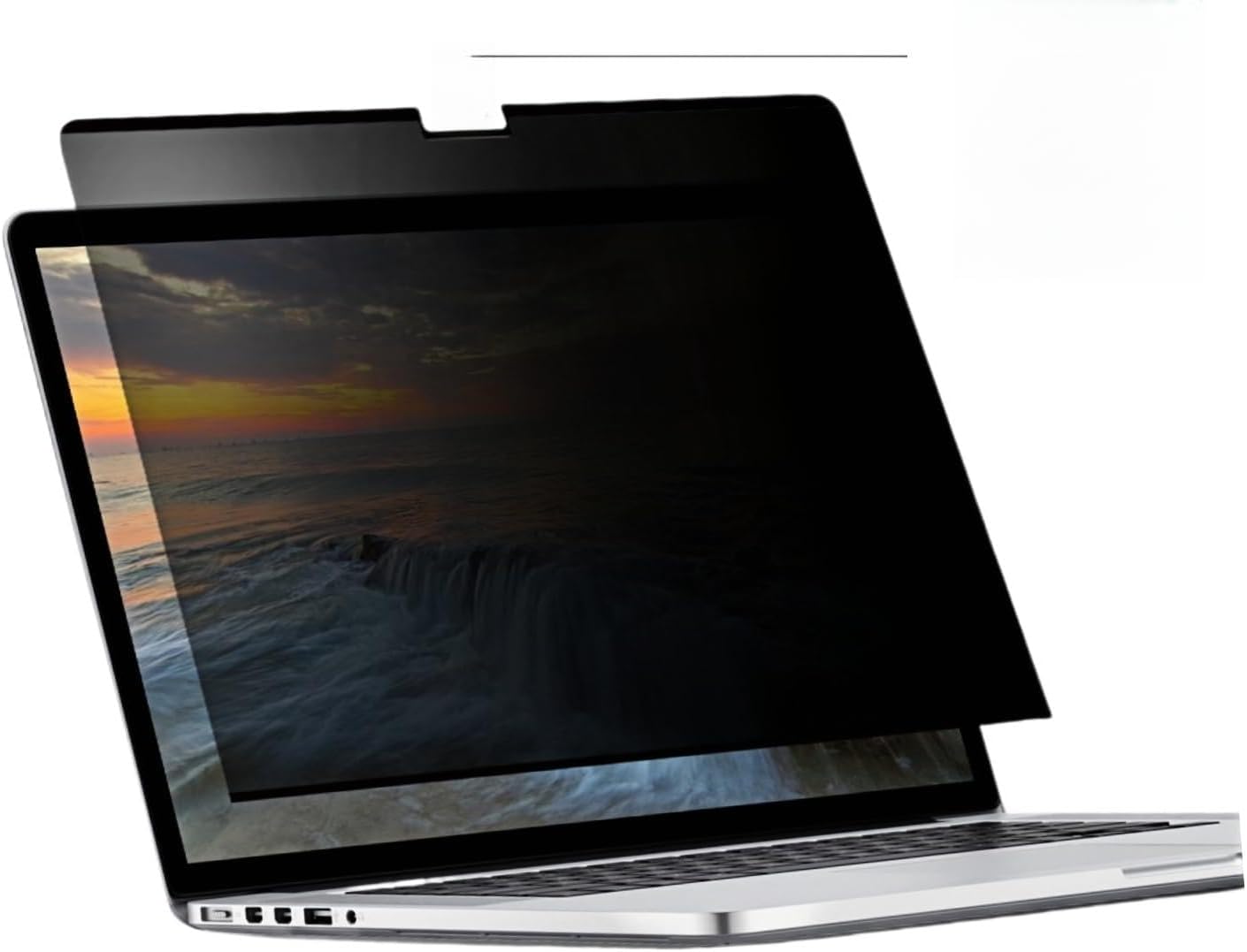 Easy On/Off Magnetic 360° Privacy Screen Filter, Compatible with Macbook Air 13.6/13 Inch (2022-2025, M2, M3, M4), Anti-Glare Laptop Privacy Screen Protector with Camera Cover - UV Blocking 90%-M odel A26 81, A3113, A3240 - Image 1