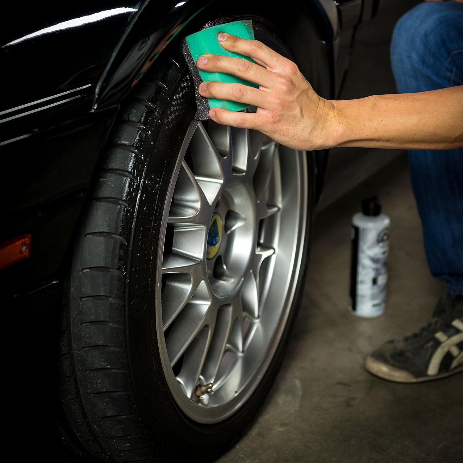 Tire Shine Applicator Pads - Foam Pads for Applying Tire Dressings, Protectants, Wax, Polish and Car Detailer Products for Trucks and SUVs , (Pack of 4) - Image 8