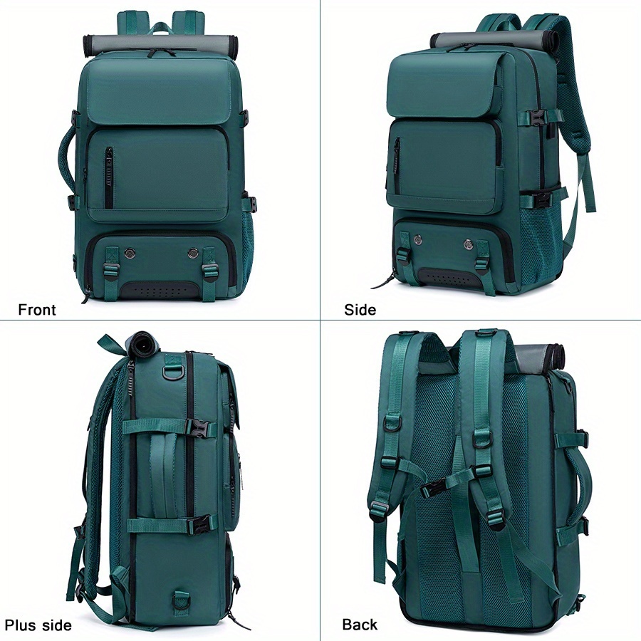 18.1-inch Easy-Travel Bag (46×30×16 cm): Four carrying modes in one bag, with independent shoe compartment and freely switchable hidden shoulder straps.(light gray） - Image 6