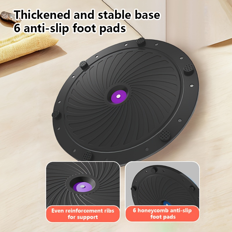 Hemisphere Trainer – Portable Inflatable Balance Trainer, specifically designed for core training, yoga, rehabilitation, and Pilates, equipped with a stable base. Suitable for home gyms, fitness centers, and physical conditioning.（PURPLE） - Image 6