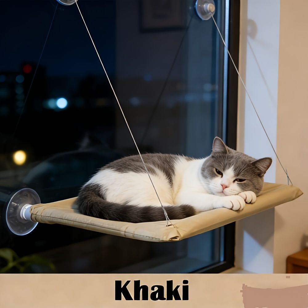 Discover Window-Mounted Cat Hammock – Cozy Sun Lounger for Australian Cats in Cat Furniture. • Ultra-soft, breathable fabric for year-round comfort in Australia - Image 1