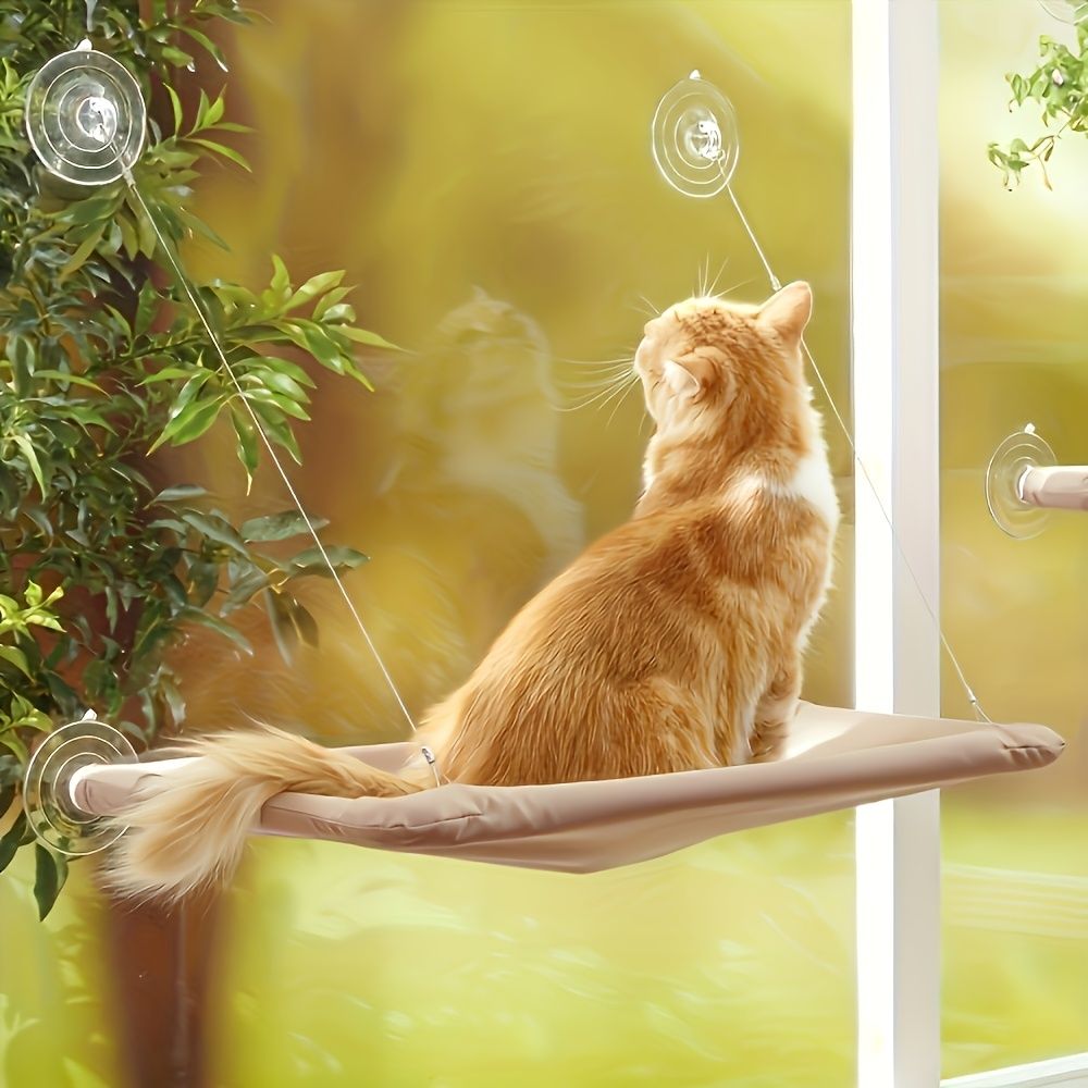 Discover Window-Mounted Cat Hammock – Cozy Sun Lounger for Australian Cats in Cat Furniture. • Ultra-soft, breathable fabric for year-round comfort in Australia - Image 8