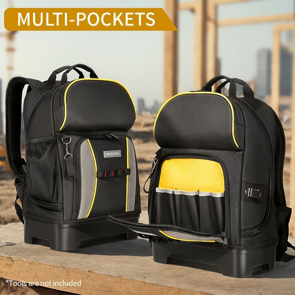 Travel Backpack Oxford Fabric Backpack Durable Backpack Spacious Backpack - Black - Size regular - Image 4