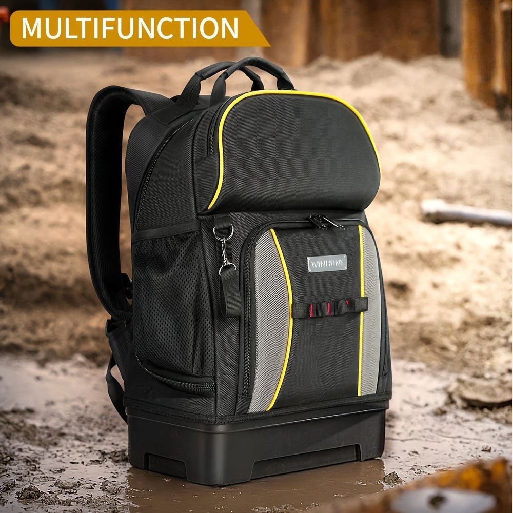 Travel Backpack Oxford Fabric Backpack Durable Backpack Spacious Backpack - Black - Size regular - Image 7