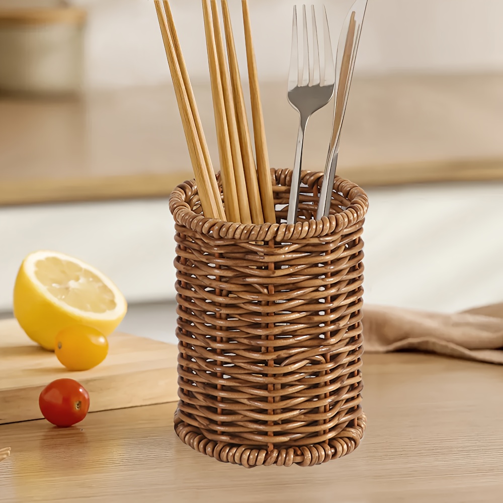 **Japanese Tableware Storage and Drying Basket: Slip-Resistant and Mold-Proof Bottom, Dual Use for Dining and Kitchen, a Simple and Tidy New Storage Choice** - Image 2